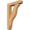 Ekena Millwork Funston Craftsman Smooth Bracket w/ Offset Brace, Western Red Cedar, 5 1/2"W x 24"D x 36"H BKT0604X24X36FST04SWR - alternate 1